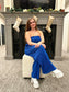 Elegant Era High Waisted Pleated Pants Set