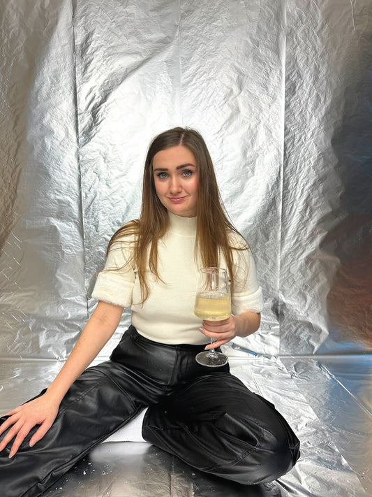 Clara Faux Fur Short Sleeve Top