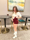 Stella Satin Mini Skort