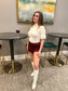 Stella Satin Mini Skort
