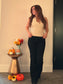 Keely Knit Polo Tank (Cream)