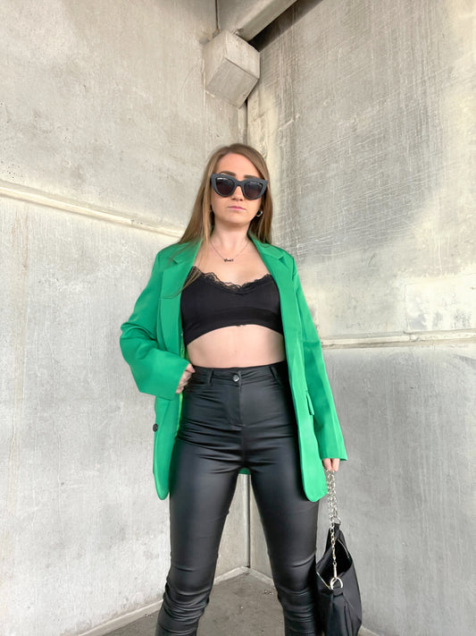 Daisy Lace Bralette (Black)