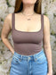 Daphne Seamless Tank (Mocha)