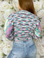 Emma Knit Crop Sweater (Multicolor)