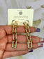 Let’s Link Up Chain Drop Earrings (Gold)