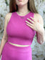 It Girl Set - Top (Fuchsia)