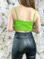 Shego Ruched Tank (Lime)